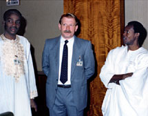 Als Präsident des IFOAM beim Weltkongress in Burkina Faso 1989